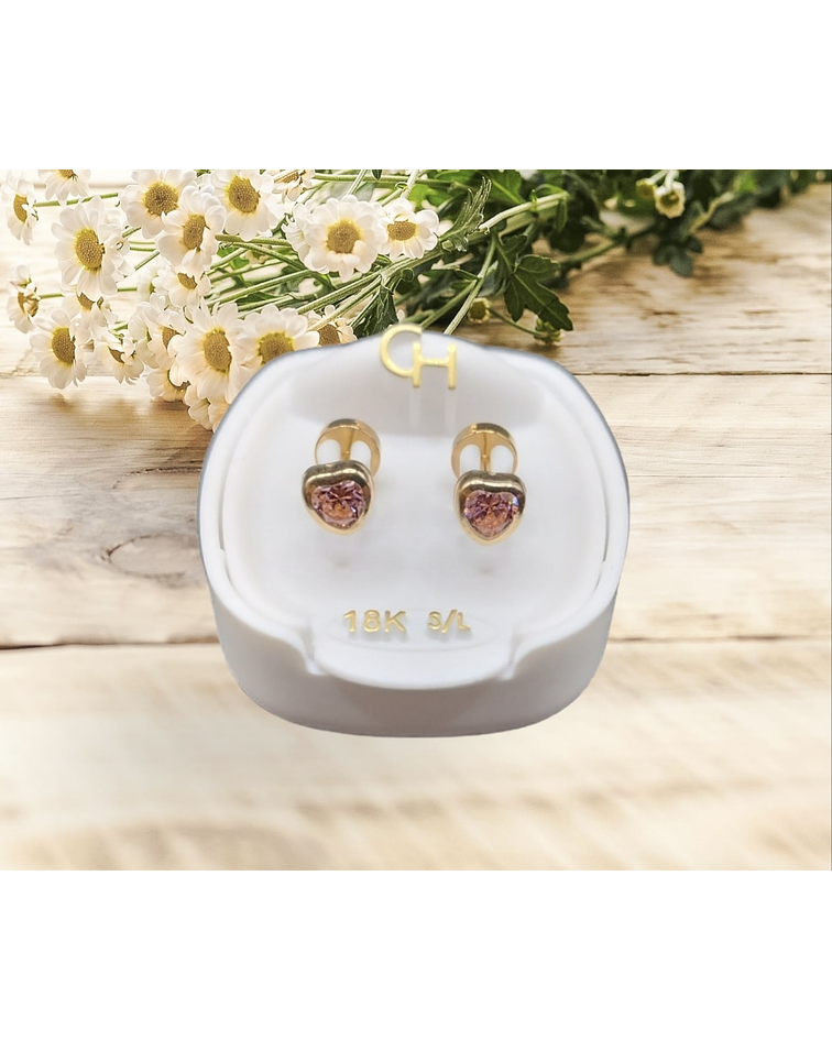 Aro abridor corazón 💗 18k Talla 1