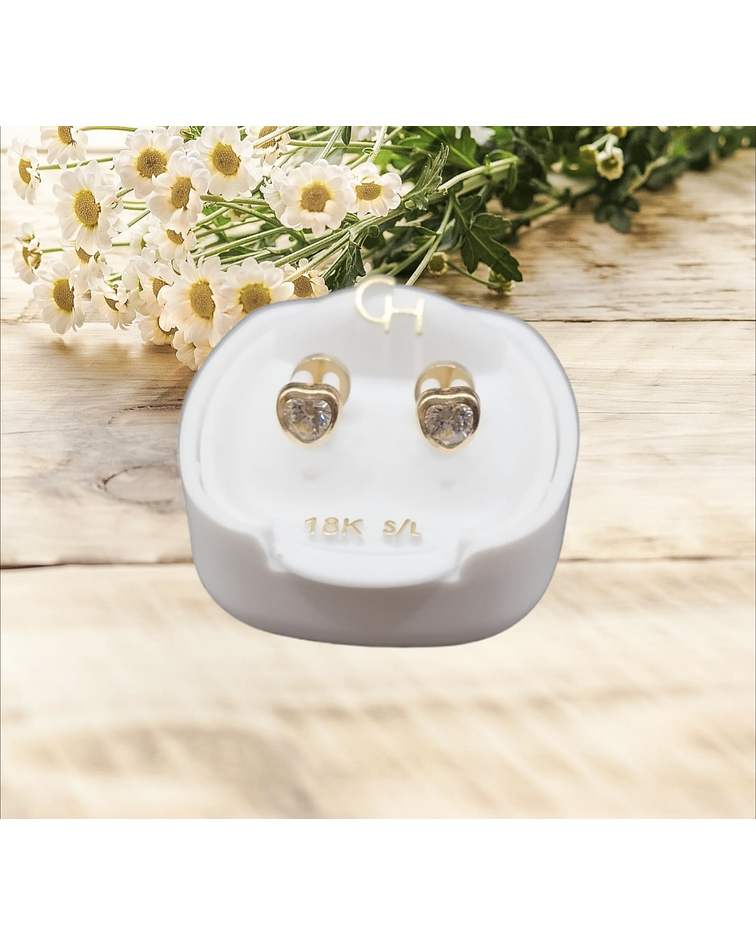 Aro abridor corazón 💗 18k Talla 1