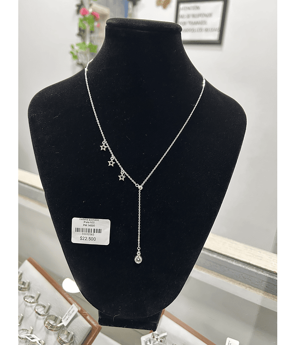 Collar ajustable estrellas 