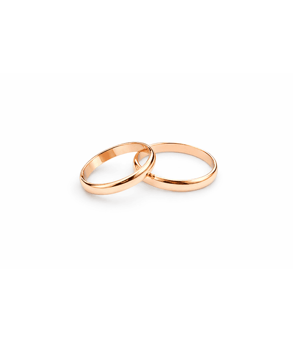 Argollas Media Caña - 3 mm