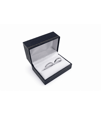 Ilusiones cintillo y Media Caña 2mm – Plata