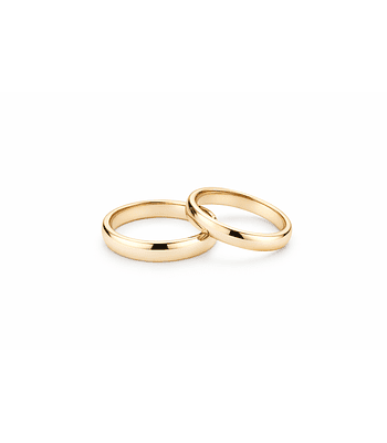 Argollas Media Caña  - 4 mm 