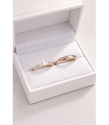 Argollas cintillo y media caña 3 mm ✨