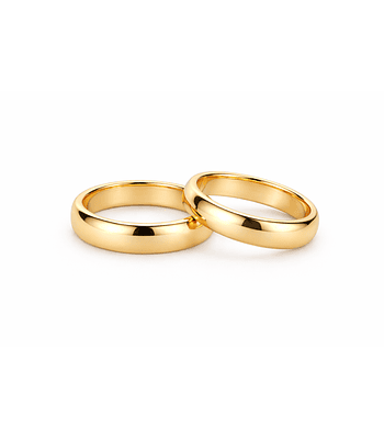 Argollas Media Caña  - 5 mm 