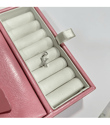 Colgante letra con circones