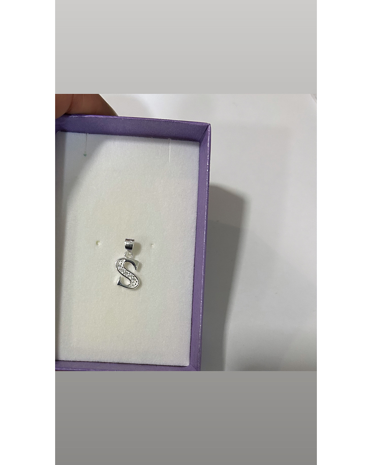 COLGANTE LETRA CON CIRCONES