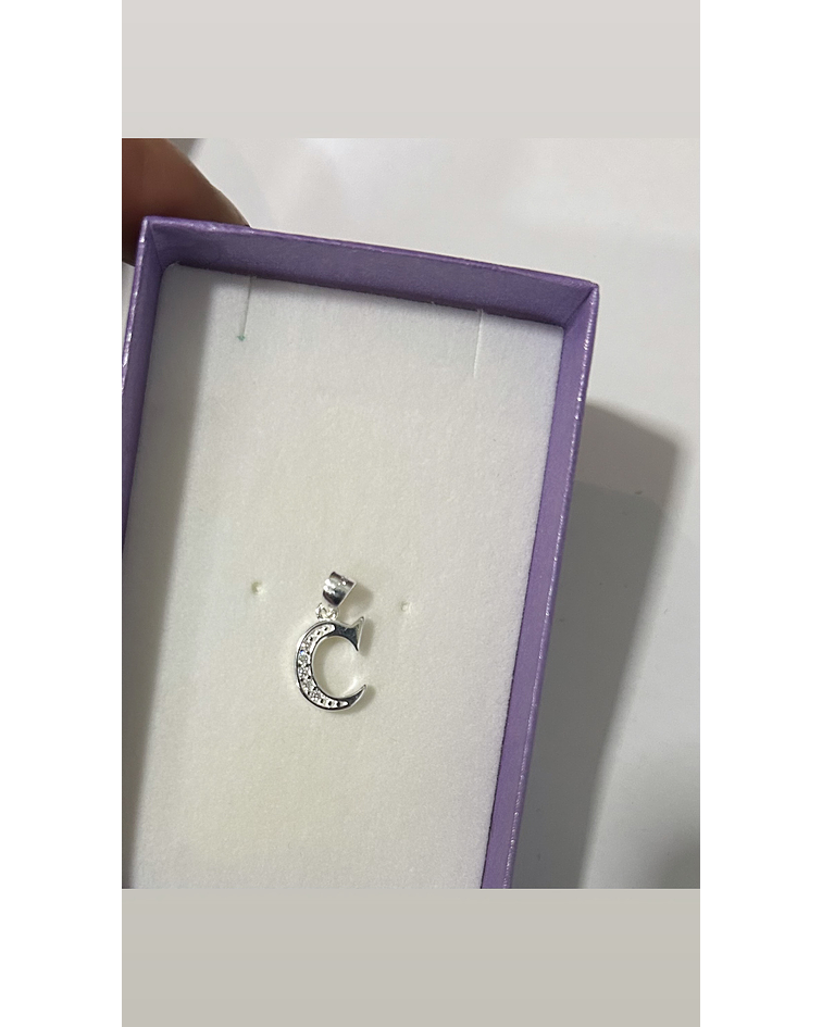 COLGANTE LETRA CON CIRCONES