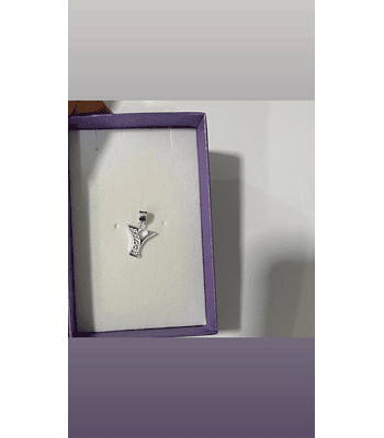 COLGANTE LETRA CON CIRCONES