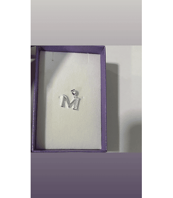 COLGANTE LETRA CON CIRCONES