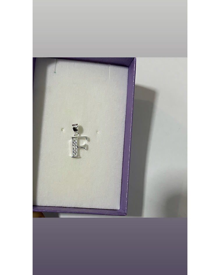 COLGANTE LETRA CON CIRCONES