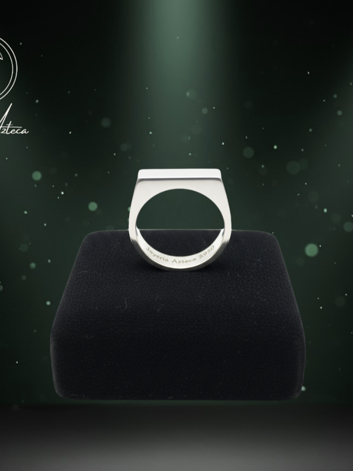 Anillo sello Rectangular S950 2