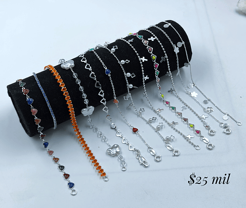 Lote 001 - Pulseras Dama