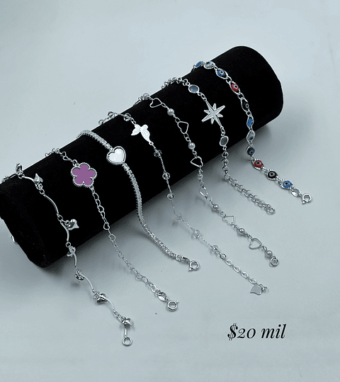 Lote 002 - Pulseras dama