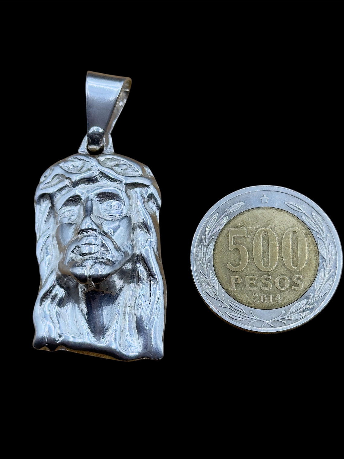 Colgante cara de Cristo grande 2