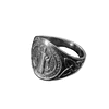 Anillo de Plata 925 Medalla San Benito 2