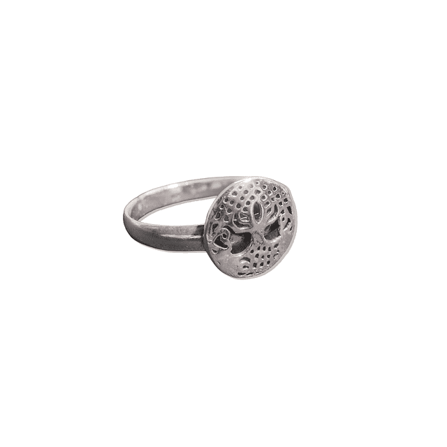 Anillo de Plata 925 Flor Bohemio Filigrana