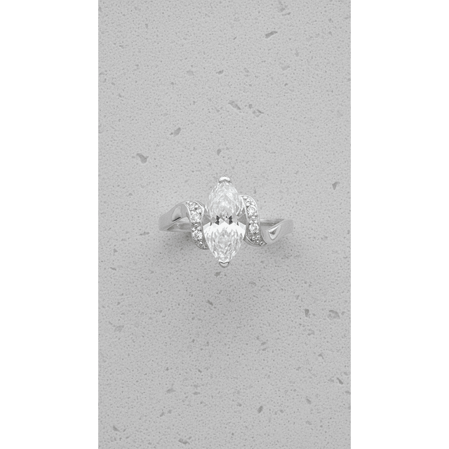 Anillo Plata Fina 925 Circones Ovalado 4