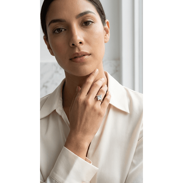 Anillo Plata Fina 925 Circones Ovalado 6