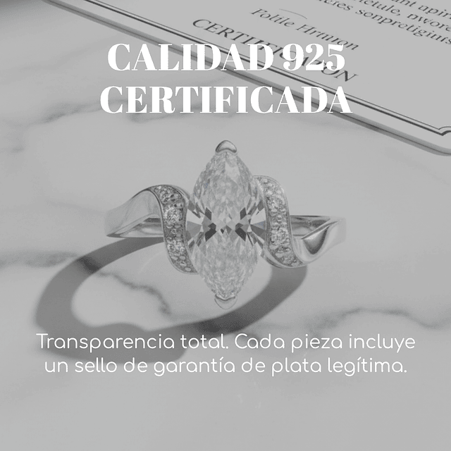 Anillo Plata Fina 925 Circones Ovalado 9