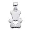Colgante Osito con Corazón en Plata 925 1