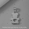 Colgante Osito con Corazón en Plata 925 3