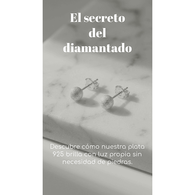 Aros de Plata 925 Bola Texturizada 2