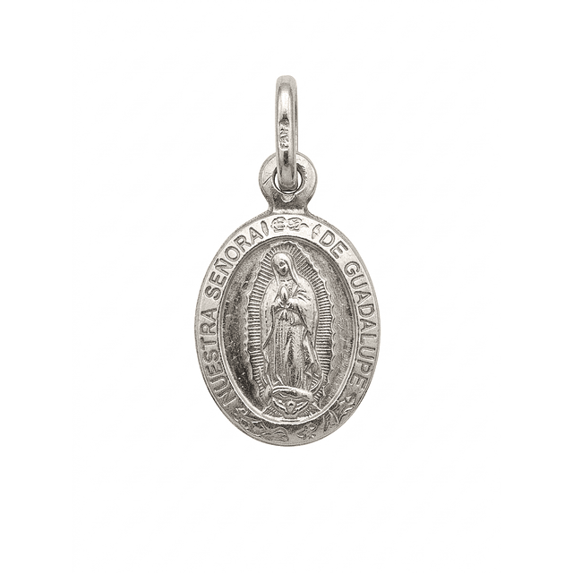 Medalla Virgen de Guadalupe en Plata 925 1