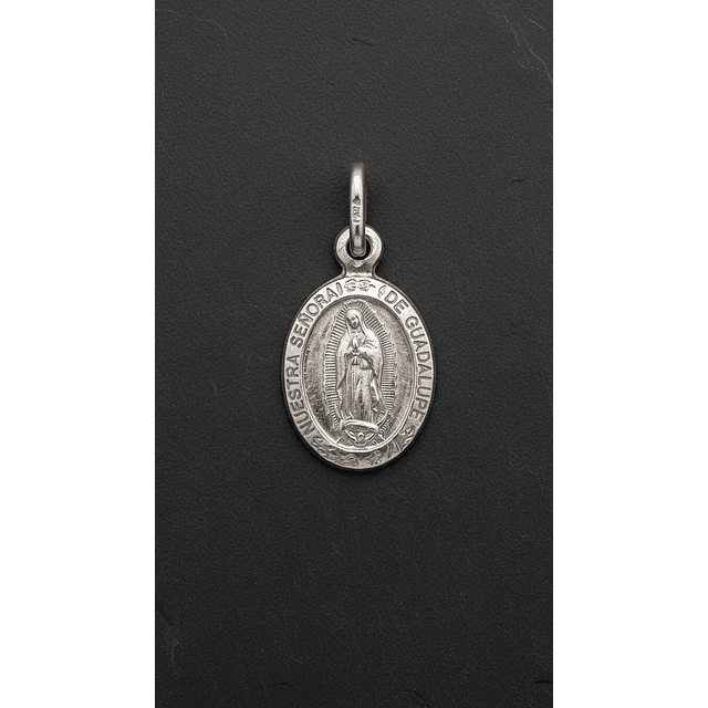Medalla Virgen de Guadalupe en Plata 925 4