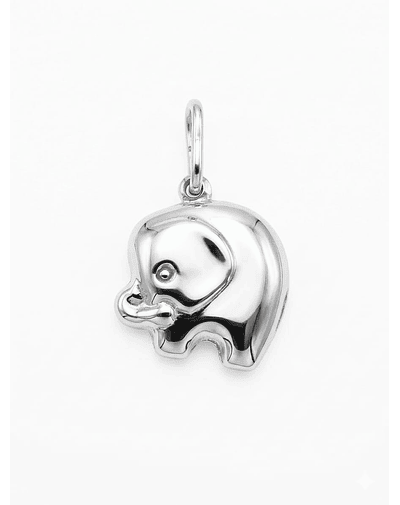 Colgante Elefante "Talisman" en Plata de Ley Pulida