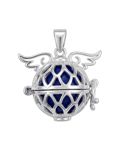 Colgante Llamador de Ángeles con Esfera Azul