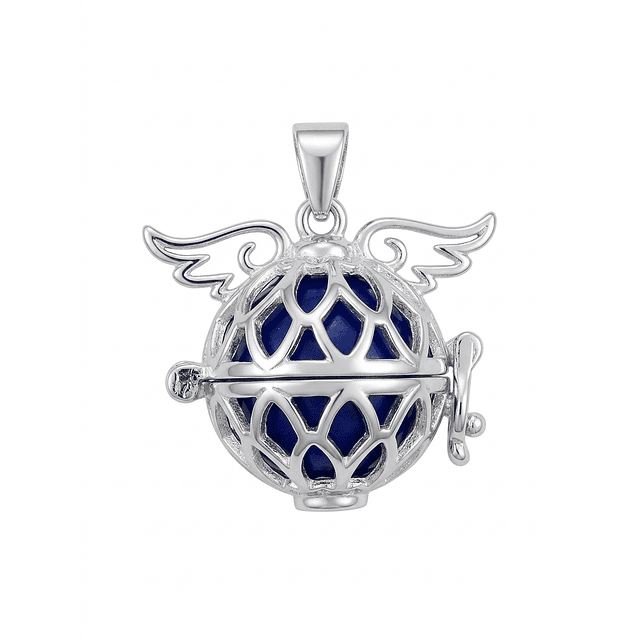 Colgante Llamador de Ángeles con Esfera Azul 1