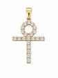 Dije Cruz Ankh Zirconias - Miniatura 1