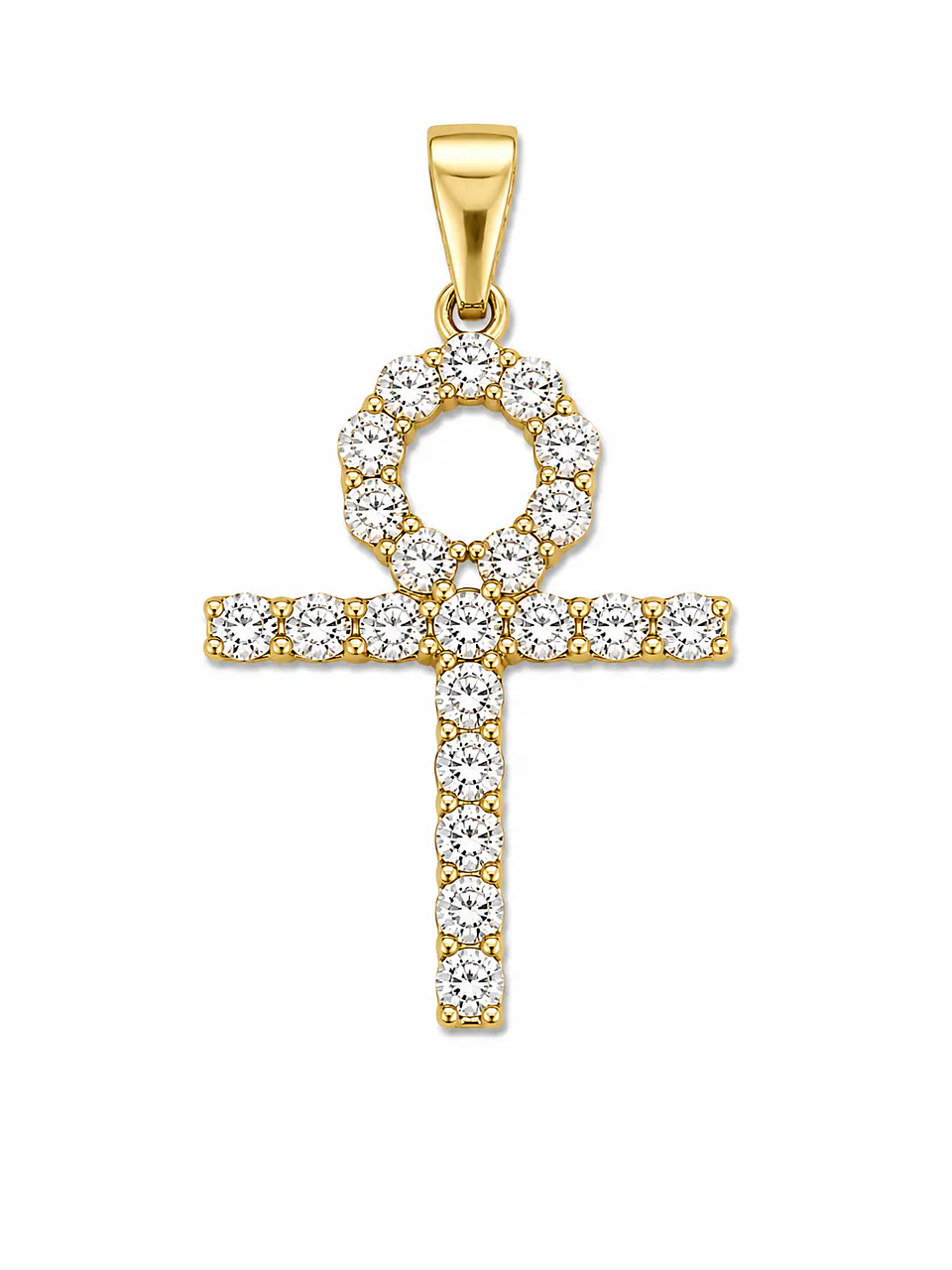 Dije Cruz Ankh Zirconias 1