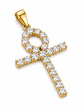 Dije Cruz Ankh Zirconias - Miniatura 2