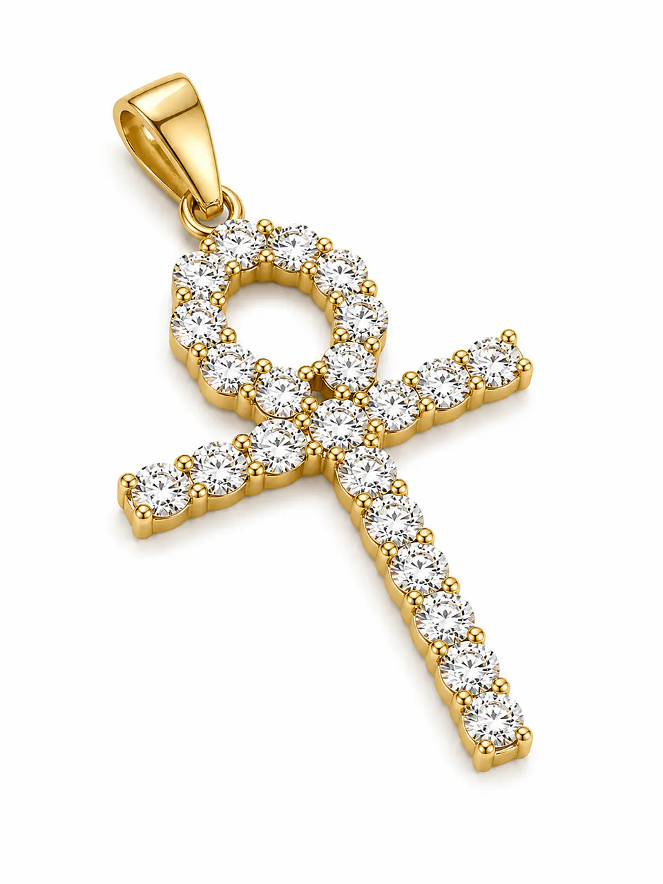 Dije Cruz Ankh Zirconias 2