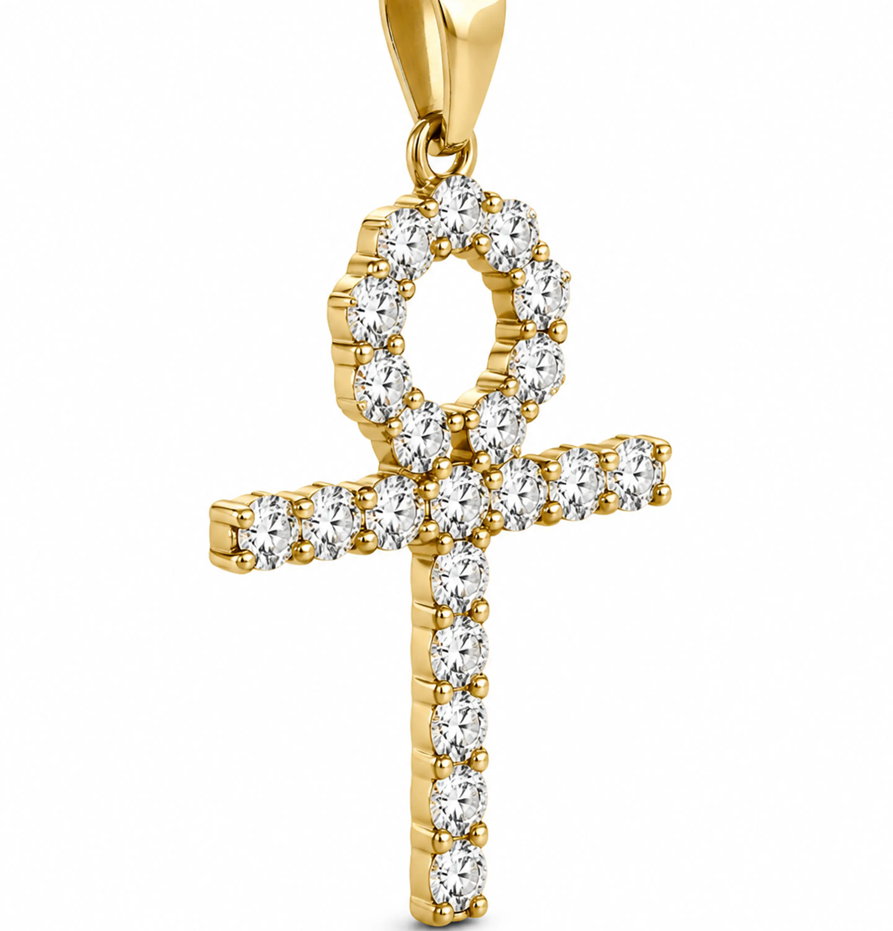 Dije Cruz Ankh Zirconias 3