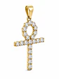 Dije Cruz Ankh Zirconias - Miniatura 3