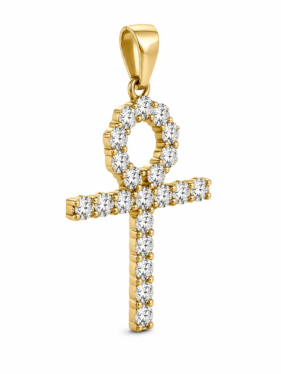 Dije Cruz Ankh Zirconias 3