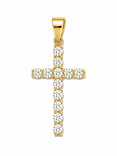 Dije Cruz Royale con Zirconias