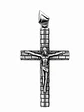Dije Cruz Cristo Clásica - Miniatura 1