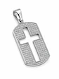 Dije Placa Cruz Pavé - Miniatura 2