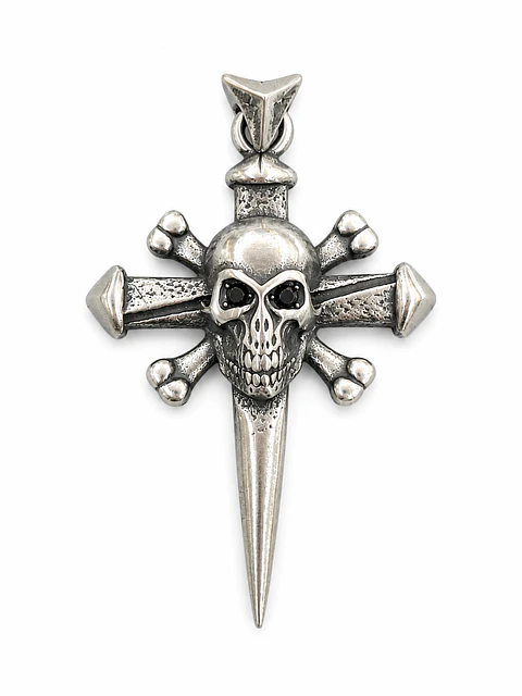 Dije Skull Cross
