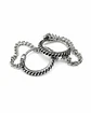 Aretes Huggie con Cadena - Miniatura 1