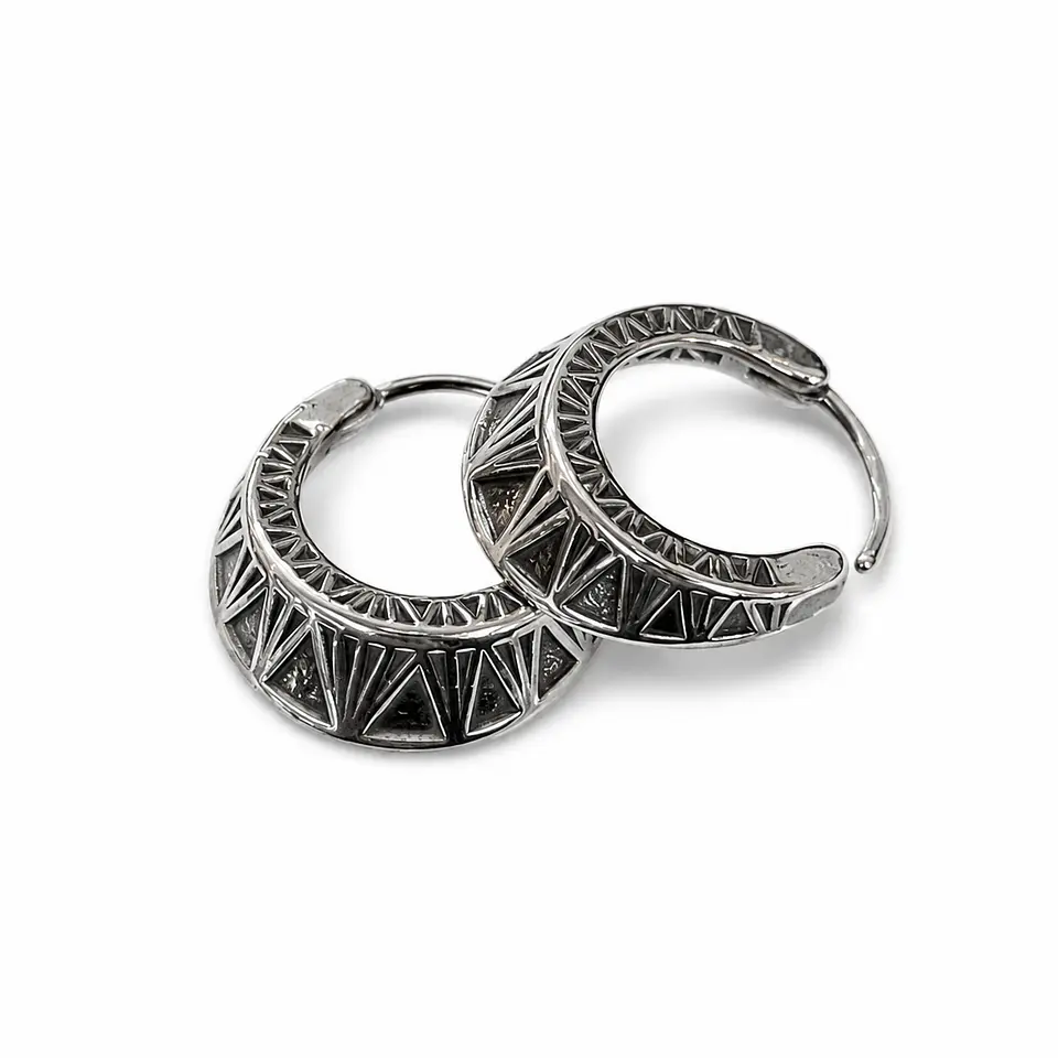 Aretes Argolla Tribal 1