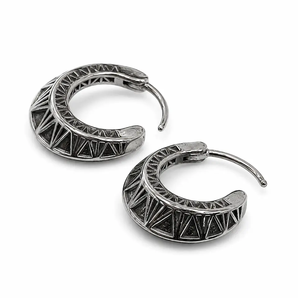 Aretes Argolla Tribal 2