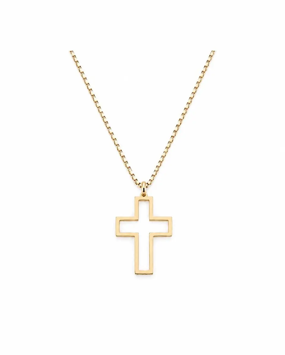 Collar Cruz Minimal 1