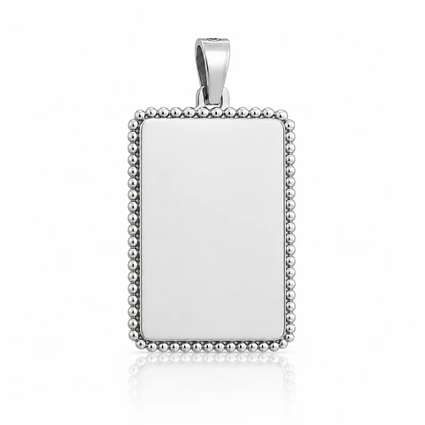 Dije Premium con detalle lateral - Rectangular