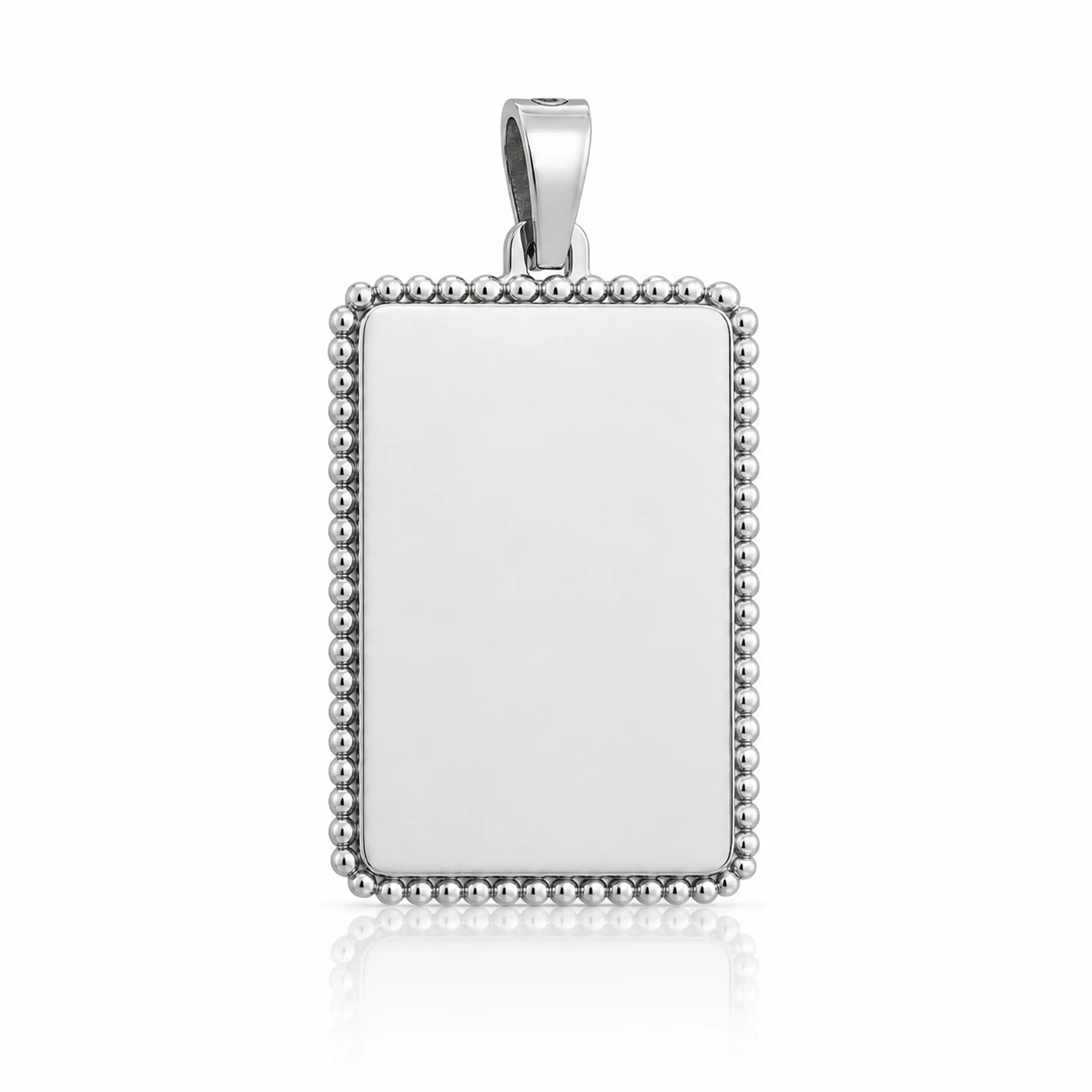 Dije Premium con detalle lateral - Rectangular 1