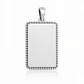 Dije Premium con detalle lateral - Rectangular - Miniatura 1