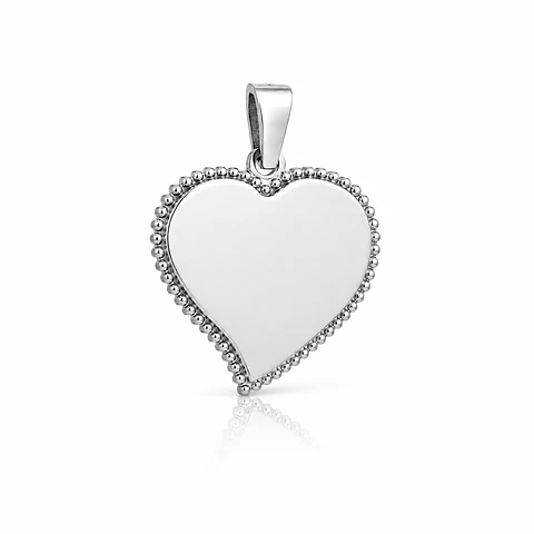 Dije Premium con detalle lateral - Corazón estilizado
